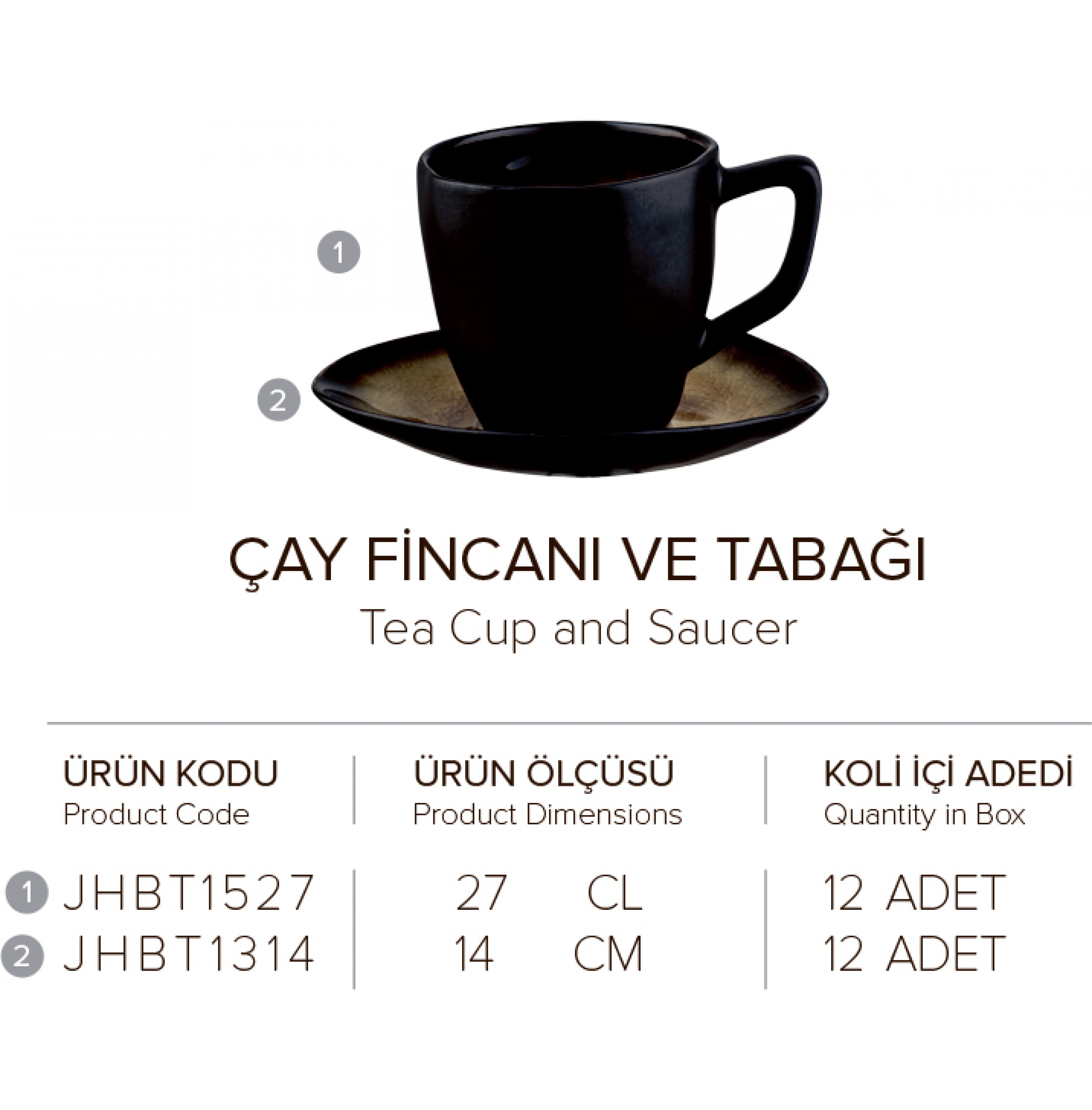 ÇAY FİNCANI VE TABAĞI