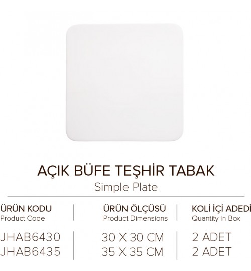 ACIK BUFE TESIR TABAK