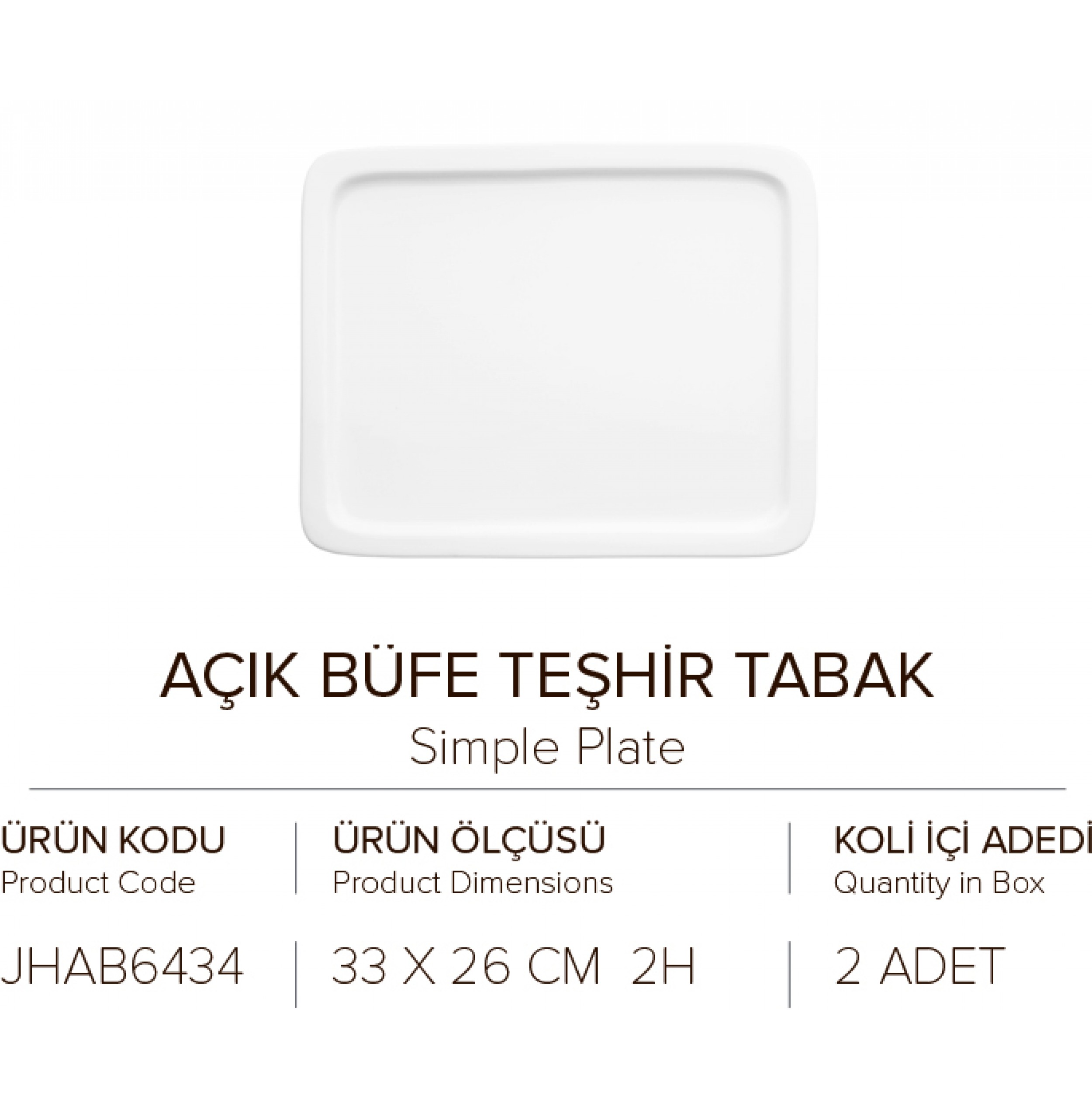 ACIK BUFE TESIR TABAK 