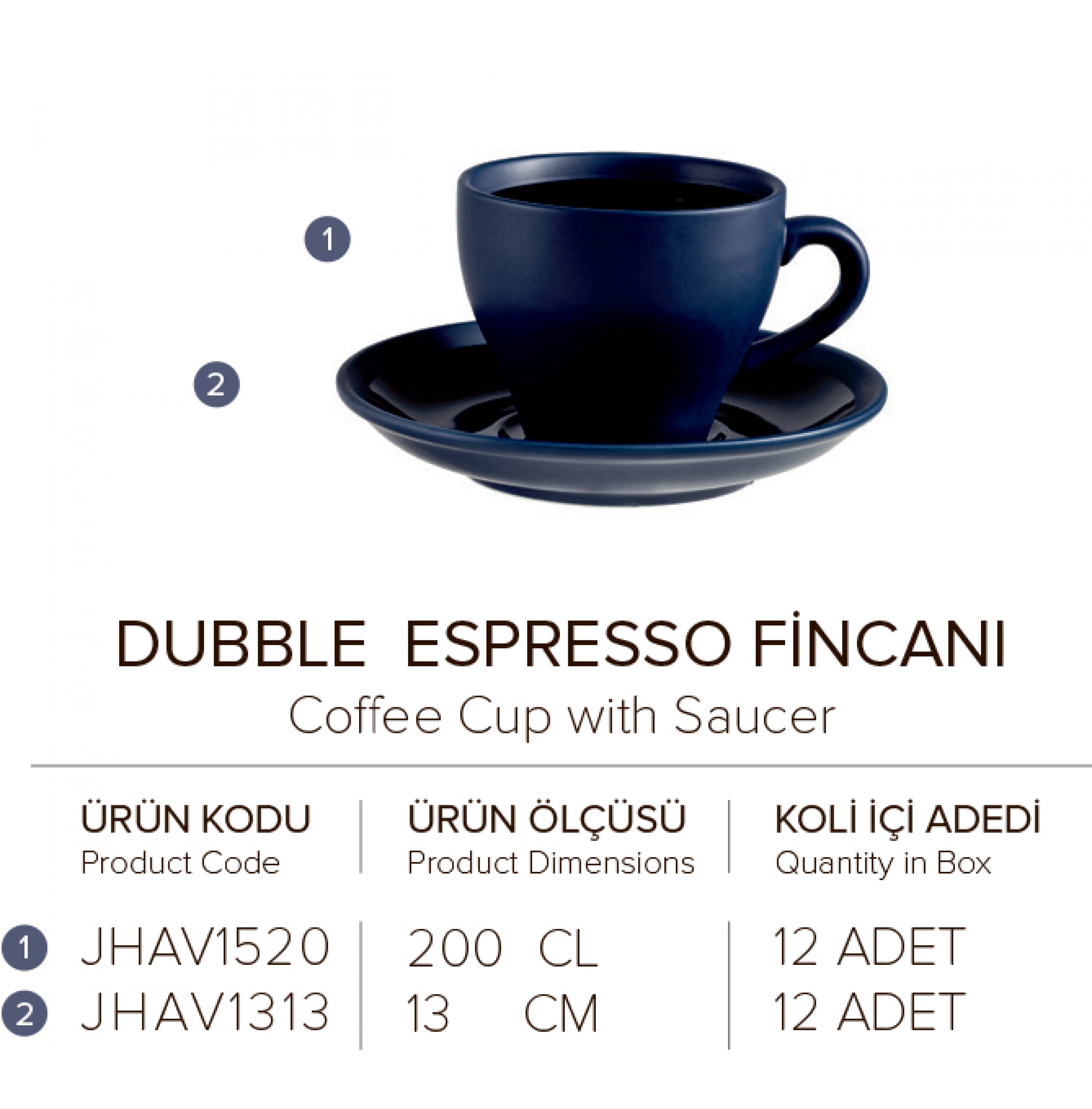 DUBBLE ESPRESSO FİNCANI