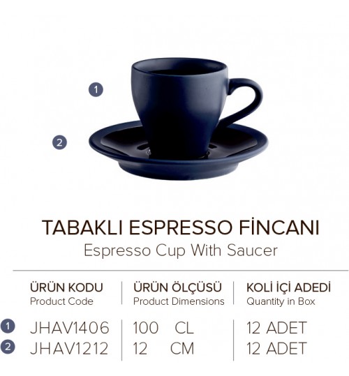 TABAKLI ESPRESSO FİNCANI