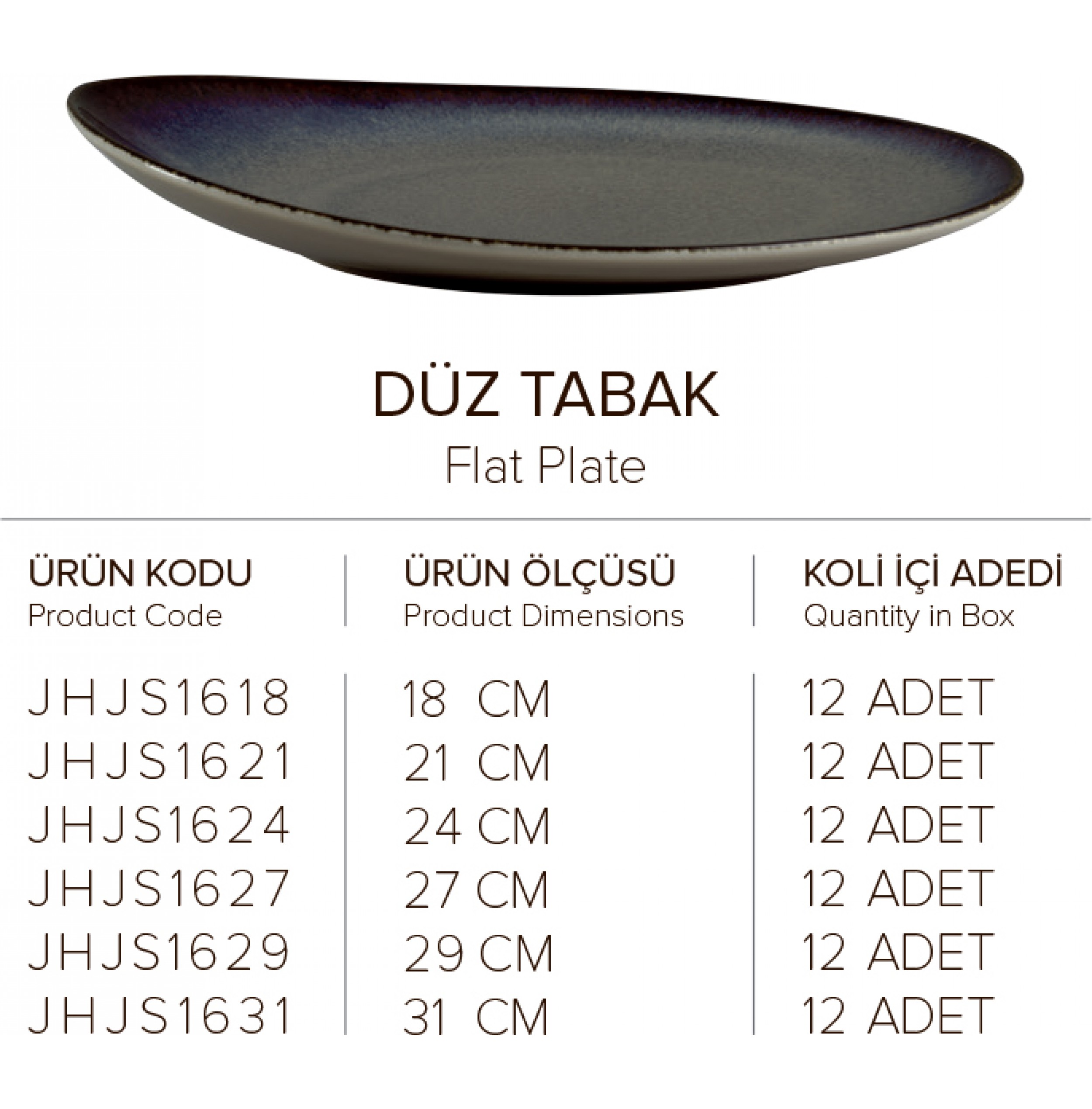 DÜZ TABAK