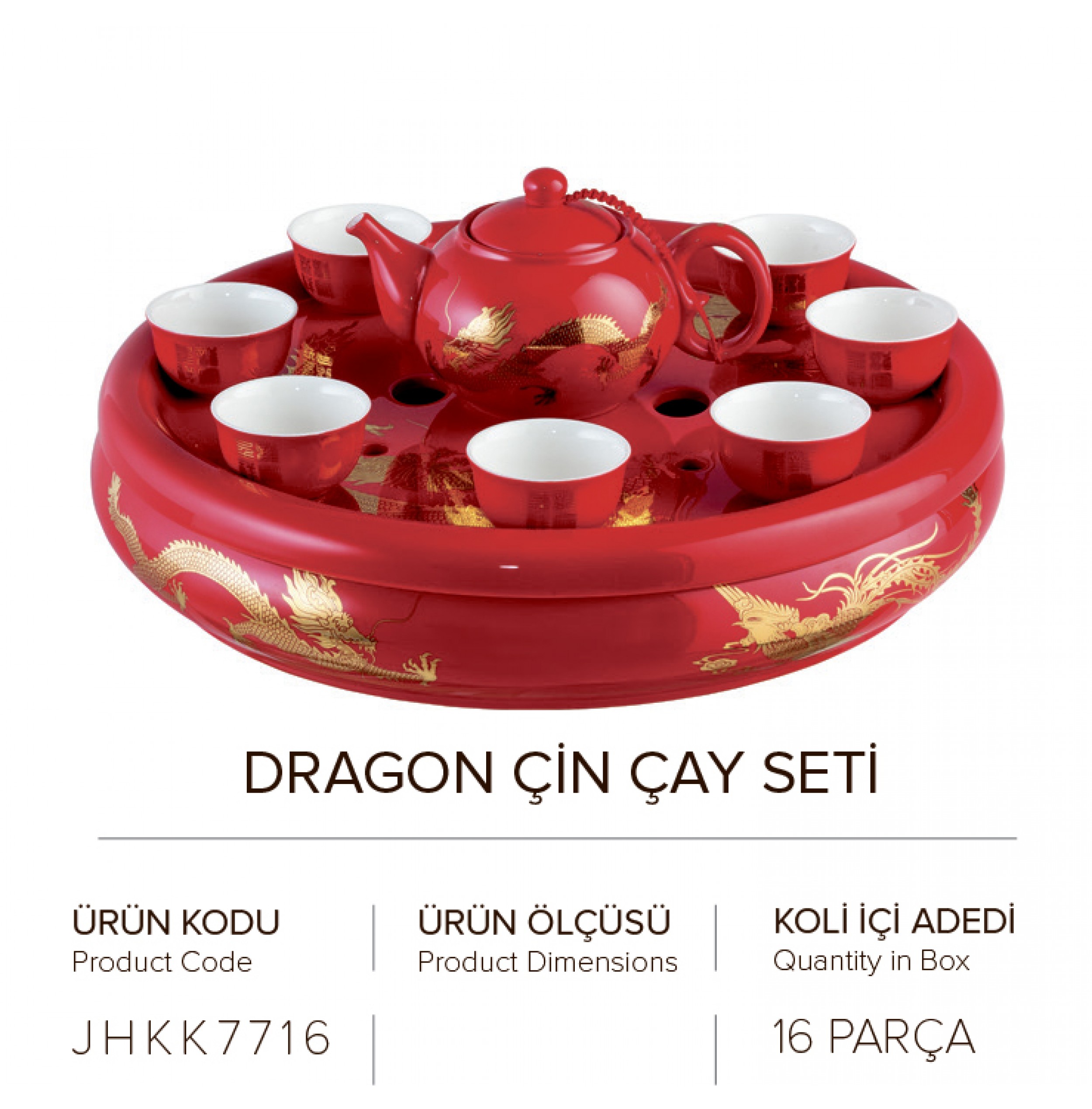 DRAGON ÇİN ÇAY SETİ