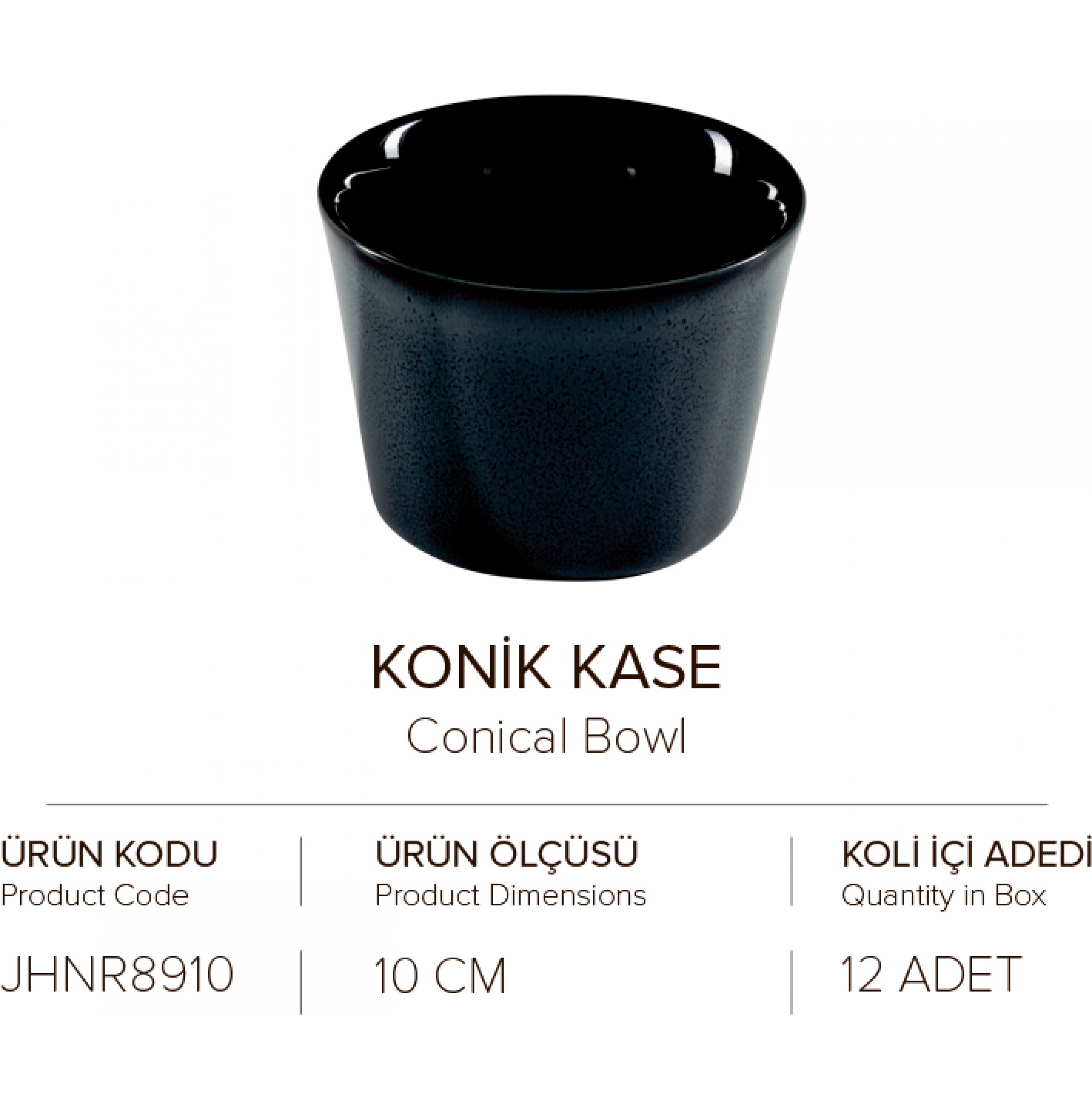 KONİK KASE