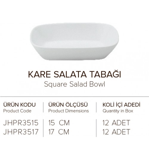 KARE SALATA TABAGI