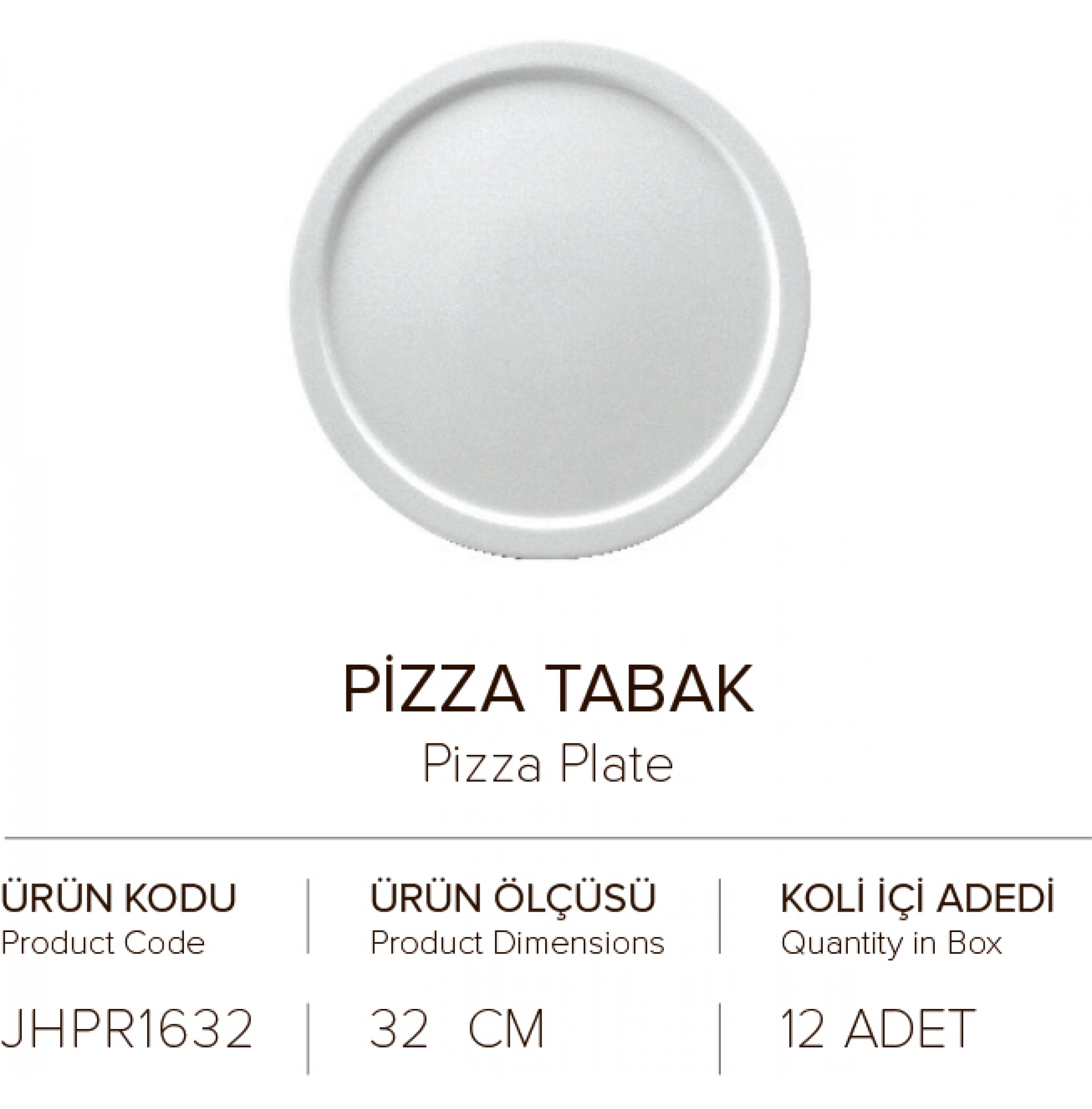 PİZZA TABAK 