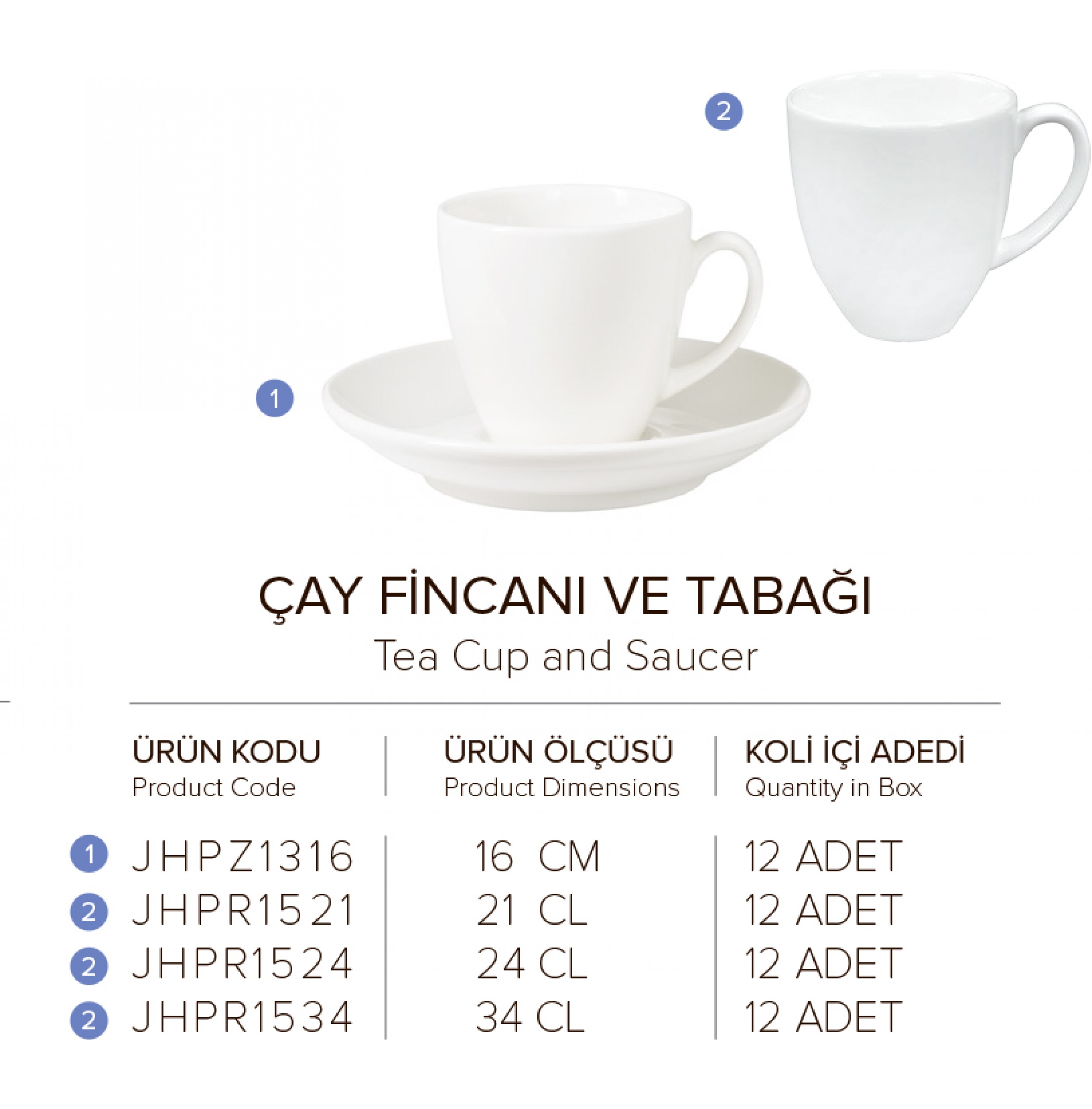 ÇAY FİNCANI TABAGI